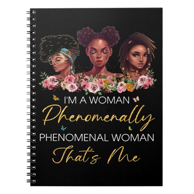 Phenomenal Woman Notebook (Front)