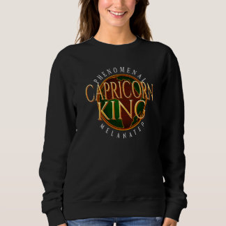 Phenomenally Black Zodiac for Melanated Capricorn Sweatshirt