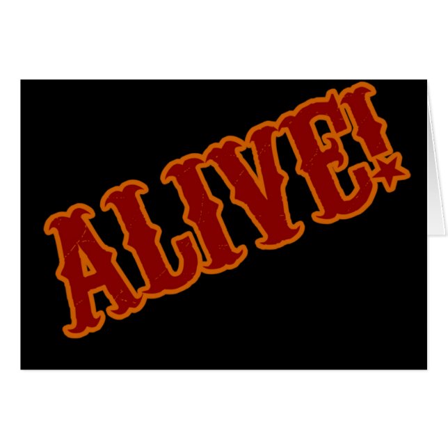 PHÉNOMÈNES VIVANTS ! (Devant horizontal)