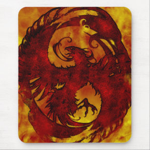 Pheonix Rising Fantasy 2 Mouse Pad