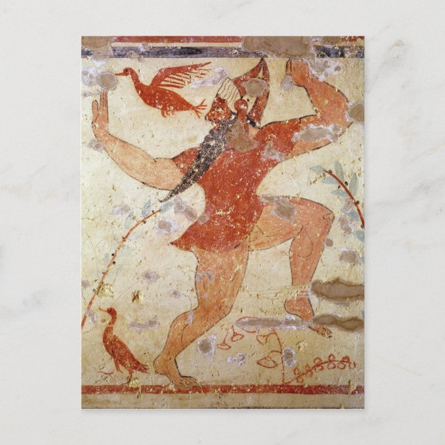 Phersu dancing postcard (Front)
