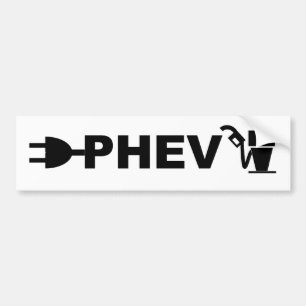 PHEV plug and pump Bumper Sticker