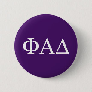Phi Alpha Delta Greek Letters 2 Inch Round Button