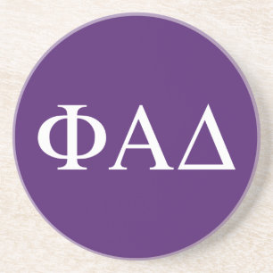 Phi Alpha Delta Greek Letters Coaster