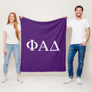 Phi Alpha Delta Greek Letters Fleece Blanket