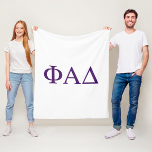 Phi Alpha Delta Greek Letters Fleece Blanket