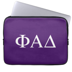 Phi Alpha Delta Greek Letters Laptop Sleeve