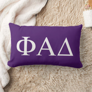 Phi Alpha Delta Greek Letters Lumbar Pillow