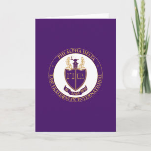 Phi Alpha Delta Logo Card