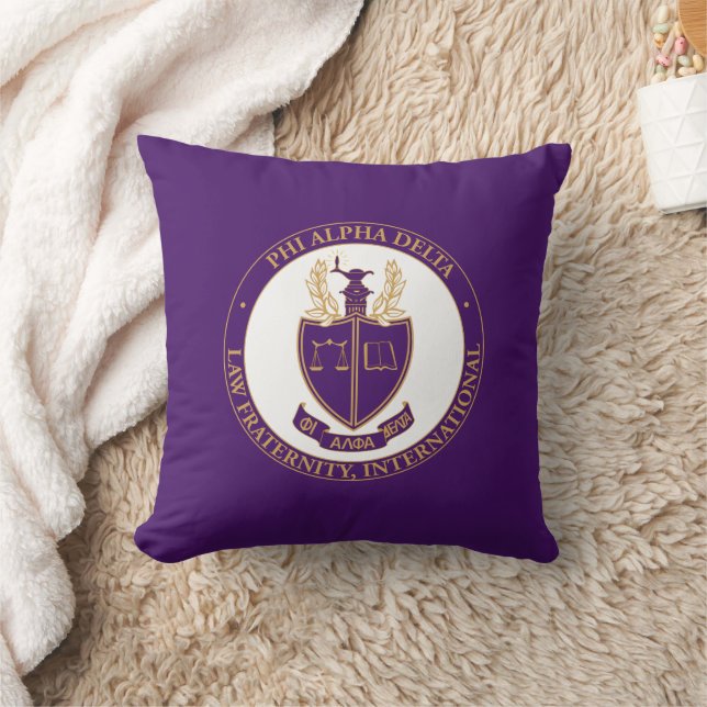 Phi Alpha Delta Logo Throw Pillow (Blanket)