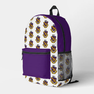 Phi Chi Theta | Colour Crest Printed Backpack