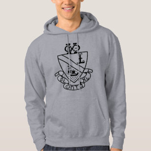 Phi Chi Theta Crest B&W Hoodie