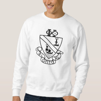 Phi Chi Theta Crest | B&W Sweatshirt