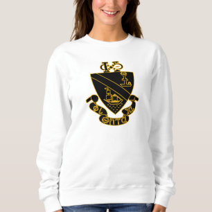 Phi Chi Theta Crest Gold and Black Sweatshirt