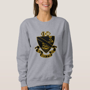 Phi Chi Theta Crest Gold and Black Sweatshirt