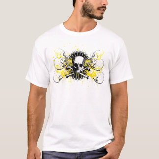 Phi Kappa Sigma 1850 Skull Stars Painted Graphic T T-Shirt