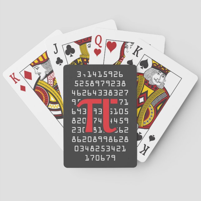 Phi number playing cards (Back)