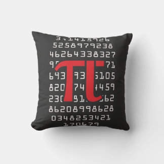 Phi number throw pillow