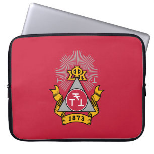 Phi Sigma Kappa Crest Laptop Sleeve