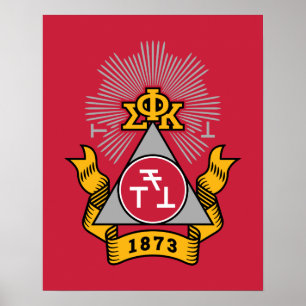 Phi Sigma Kappa Crest Poster