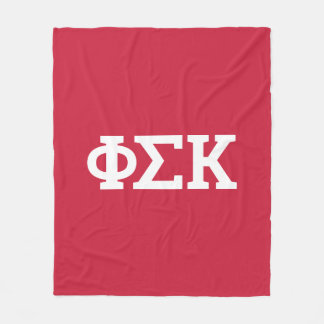 Phi Sigma Kappa Letters Fleece Blanket