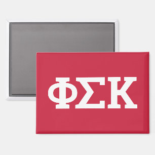 Phi Sigma Kappa Letters Magnet