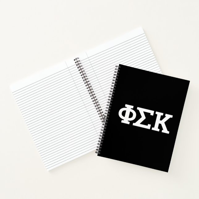 Phi Sigma Kappa Letters Notebook (Inside)