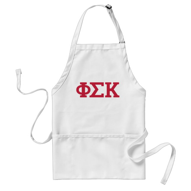 Phi Sigma Kappa Letters Standard Apron (Front)
