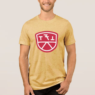 Phi Sigma Kappa Shield 3 Tri-Blend Shirt