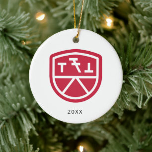 Phi Sigma Kappa Shield Ceramic Ornament