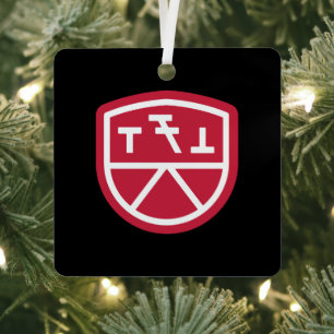 Phi Sigma Kappa Shield Metal Ornament