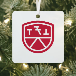Phi Sigma Kappa Shield Metal Ornament