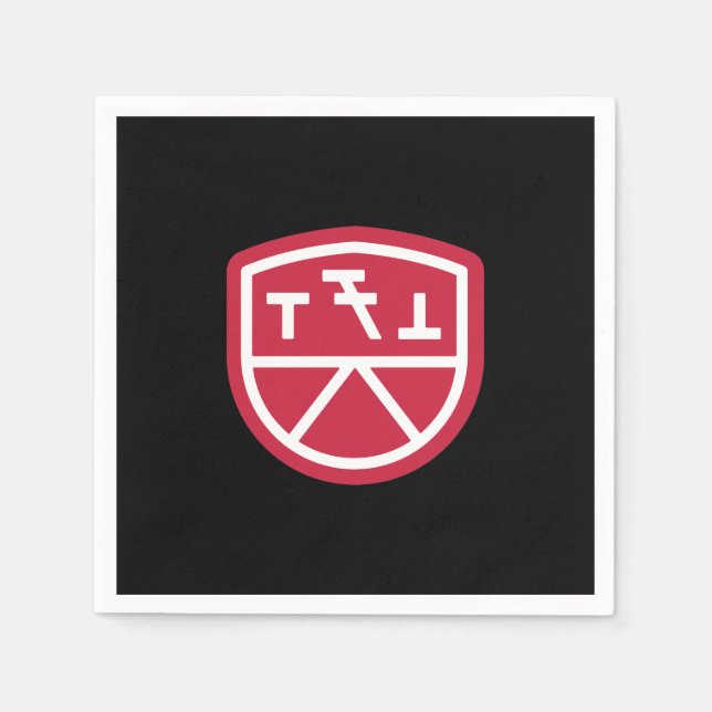 Phi Sigma Kappa Shield Napkin (Front)