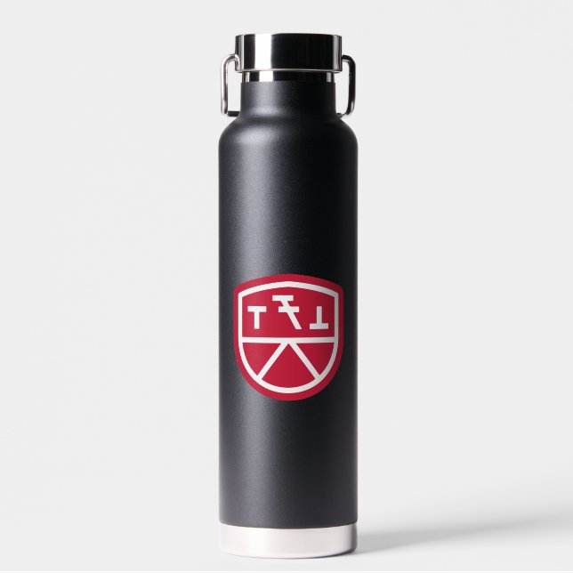 Phi Sigma Kappa Shield Water Bottle (Front)