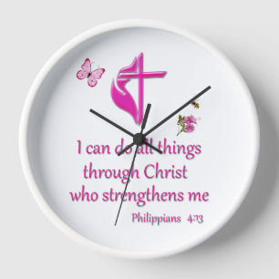Phiilipeans 4:16  clock