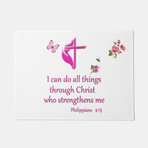 Phiilipeans 4:16 doormat