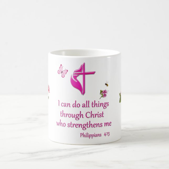 Phiilipeans 4:16  magic mug (Center)
