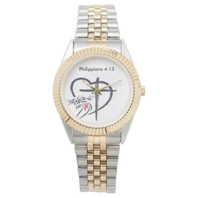 Phil 4:13 Montre Homme (devant)