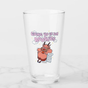 Phil - Giving Up is for Rookies Glass