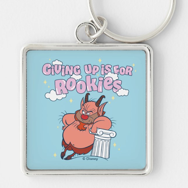 Phil - Giving Up is for Rookies Keychain (Front)