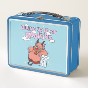 Phil - Giving Up is for Rookies Metal Lunch Box