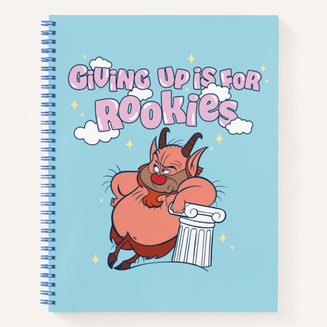 Phil - Giving Up is for Rookies Notebook (Front)