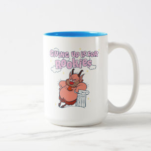 Phil - Giving Up is for Rookies Two-Tone Coffee Mu Mug