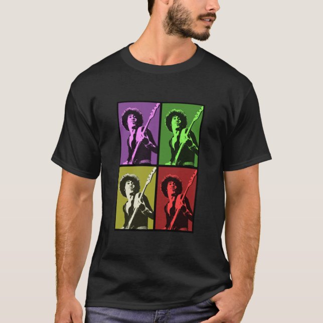 Phil Lynott Thin Lizzy Pop Art Classic T-Shirt (Front)