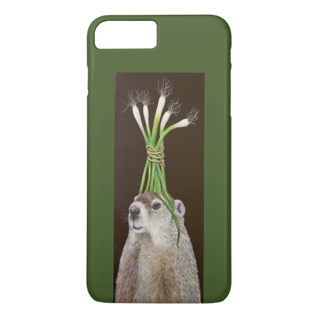 Phil the groundhog iPhone case (Back)