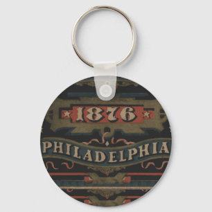 Philadelphia 1876 pennsylvania keychain