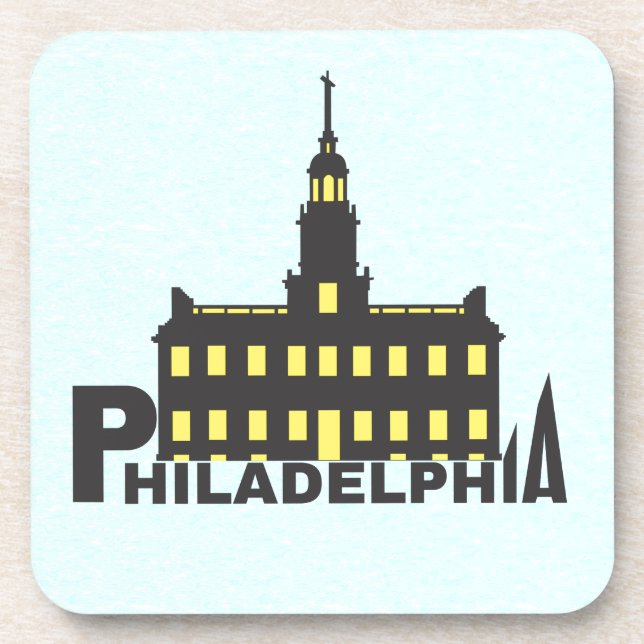Philadelphia 1 coaster (Front)