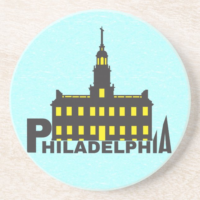 Philadelphia 1 coaster (Front)