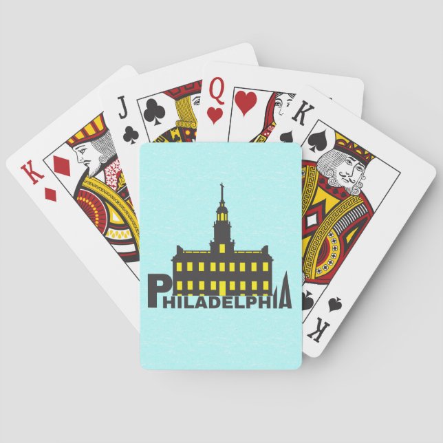 Philadelphia 1 playing cards (Back)