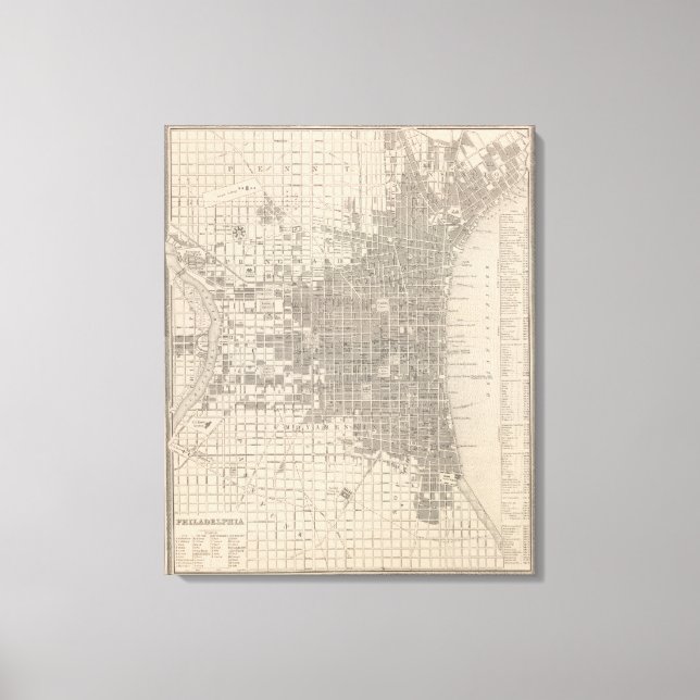 Philadelphia 3 canvas print (Front)
